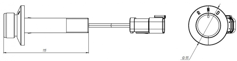 Cелектор с CAN-модулем RUBRUKS DMS-3L-CAN схема