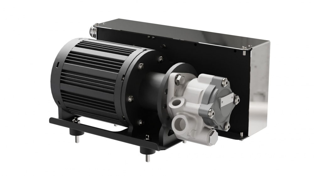 Power steering electric pump with inverter RUBRUKS ESPI-HV-185-16