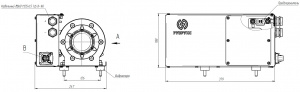 Power steering electric pump with inverter RUBRUKS ESPI2-185-16