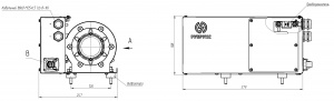 Power steering electric pump with inverter RUBRUKS ESPI-HV-185-16