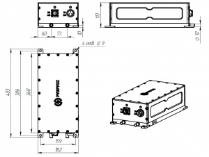 Преобразователь напряжения DC-AC (чистый синус) RUBRUKS NPI-360-220-7